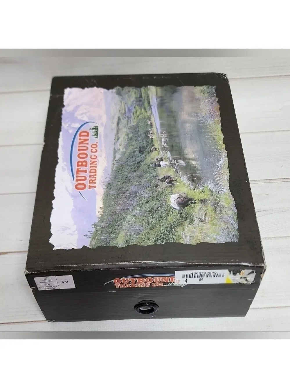 Outbound Trading Co Black Waterproof Boot - New In Box